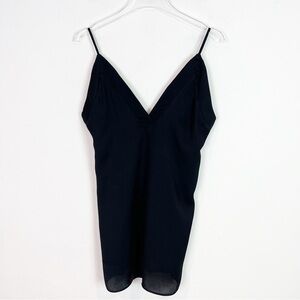 TOBI BLACK SLEEVELESS V-NECK SLIP DRESS WOMENS SZ SMALL NEW